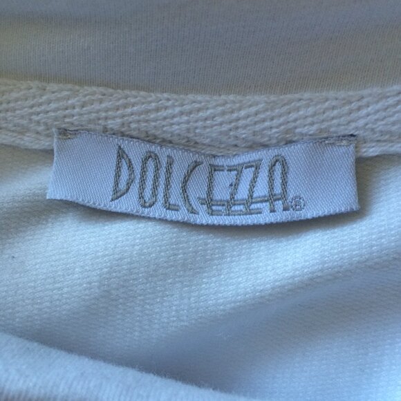 Dolcezza Womens Pullover Sweater Small Multicolor Drawstring Long Sleeve - Picture 6 of 9